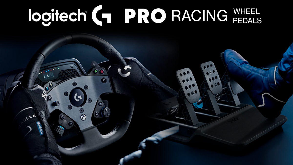 Logitech G presenta su nuevo volante y pedales para pilotos profesionales