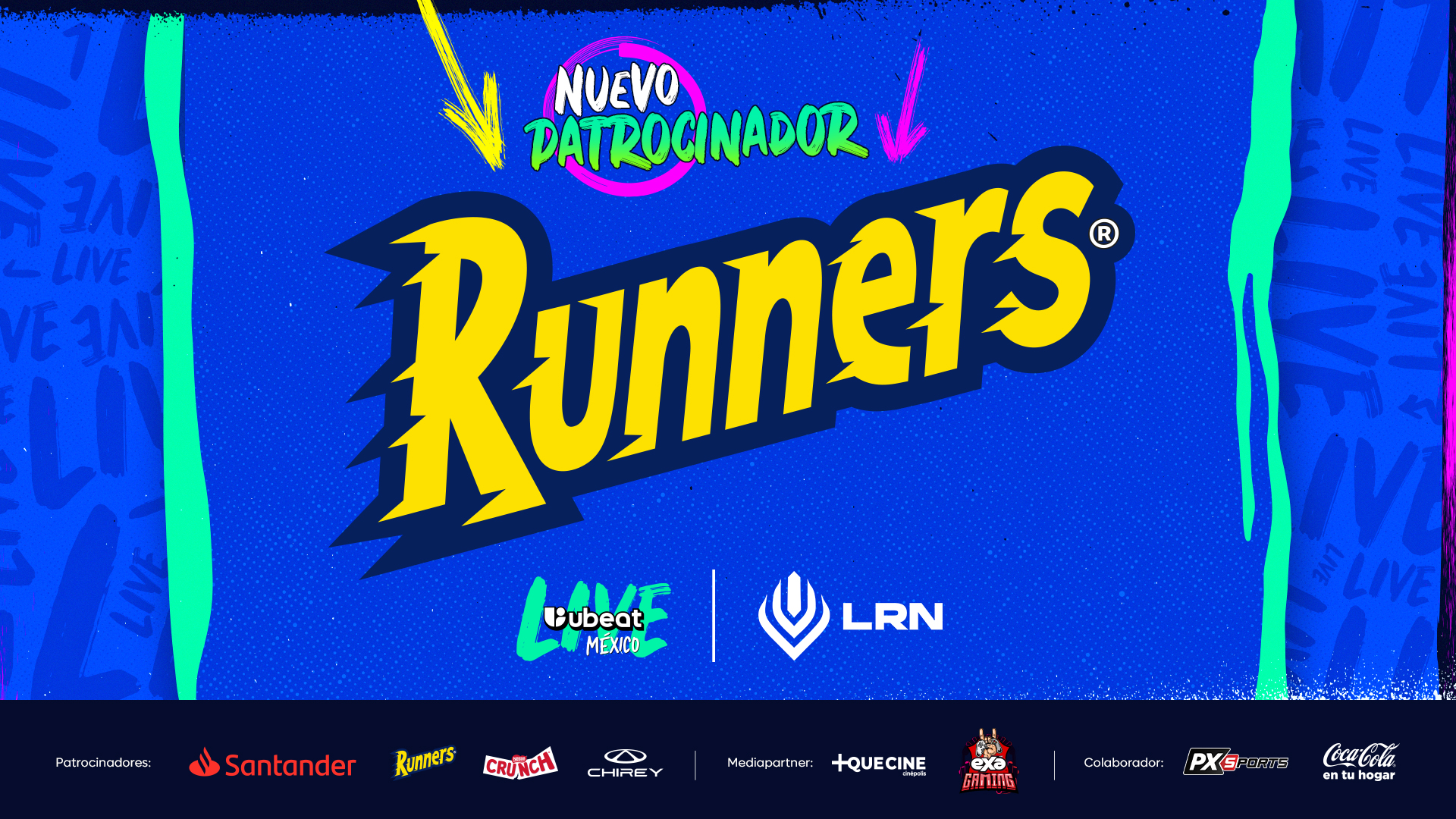 Runners: patrocinador oficial de Ubeat Live México