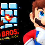 Mario y Super Mario Bros. mostrando la evolución del personaje.